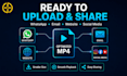 compress videos to a smaller size while preserving quality