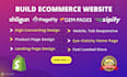 design shopify ecommerce website landing page by pagefly shogun or gempages