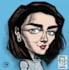 caricature of people with basic digital color