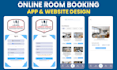 online hotel booking, restaurant hotel room app