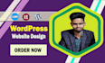 crate an mordern wordpress website developer and designer