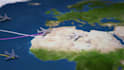 make google maps zooming or travel route map animation video