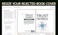 fix format and modify rejected book cover for ingram spark and kdp