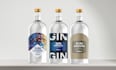 design label for vodka, whiskey, gin, wine, liquor and bottle label