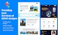 design website ui and high conversion landing page ui in figma