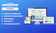 develop your website on webflow