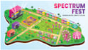 create isometric event map, vector 3d festival and venue map