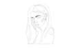 draw an elegant, minimal one line art illustration