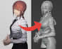 model anime or cartoon figures to 3d print