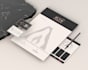 design minimalist business card and stationery for your brand identity