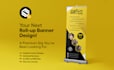 design professional retractable rollup banners