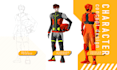 draw character concept design as your ideas