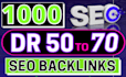 do 1000 high authority SEO dofollow contextual backlinks whitehat link building