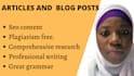 write engaging SEO articles and blog posts