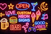design custom neon sign and modern neon logo design