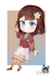 draw full body chibi anime character or your oc in my style