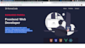 create your static page with HTML CSS and javascript