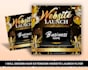 design website launch flyers and animated flyers
