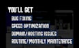 provide you wordpress help, bug fixing, tech support, SEO