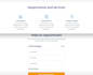 develop a hospital website with a booking functionality