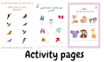 design worksheets and activity books for children in arabic and english