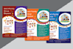 do exceptional event flyer, business flyer, postcard design