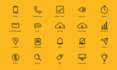 design simple and unique custom line icons set