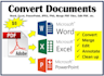 convert PDF to word
