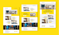 design custom mailchimp HTML newsletter email template
