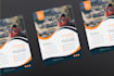 do real estate health travel business flyer design