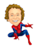 draw you a quality superhero cartoon