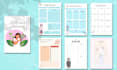 design custom and printable journal, planner,  interiors, and covers