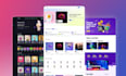 create modern responsive nft landing page and nft website
