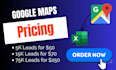 do google maps scraping for business leads and  reviews