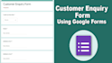 create an online survey, feedback, questionnaire, quiz using google forms