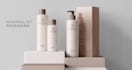 design premium skincare label, cosmetic label, and 3d mockups