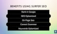 write surfer SEO optimized stellar article to rank on google