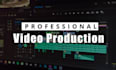 a professional cinematic video editing