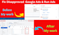fix disapproved google ads for malicious software,compromised site