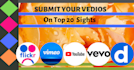 post your videos on top 20 ranked sites