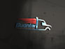 do trucking logistics dispatching transport logo design