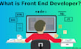 be your front end developer HTML5 , css3 and bootstrap