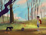 design a beautiful background for your animation