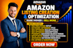 do amazon listing creation, setup variation, amazon fba fbm SEO product listings