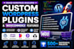 develop custom wordpress plugins and woocommerce features