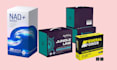 creative box design, food packaging design, mailer box design, dieline design