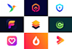 design modern mobile app logo or icon