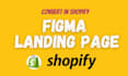 design figma to shopify store with shopify liquid coding or pagefly