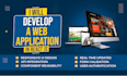 do website development and web app as a full stack developer