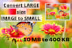 compress resize your image pictures or optimize images size